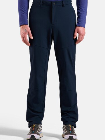ODLO Slim fit Outdoor trousers 'ASCENT' in Blue