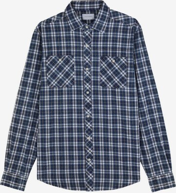 Coupe regular Chemise 'Mark' Scalpers en bleu : devant