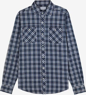Scalpers Regular fit Button Up Shirt 'Mark' in Blue: front