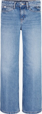 Calvin Klein Jeans Wide leg Τζιν σε μπλε: μπροστά