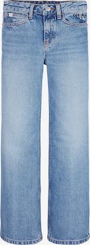 Calvin Klein JeansWide Leg/ Široke nogavice Traperice - plava boja: prednji dio
