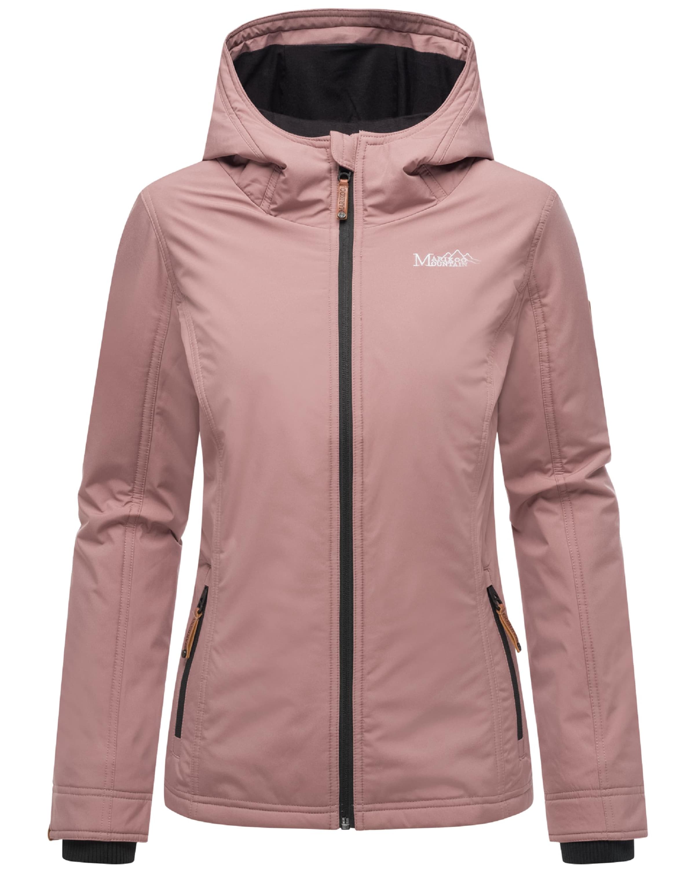 MARIKOO Демисезонная куртка 'Brombeere' в Ярко-розовый: спереди