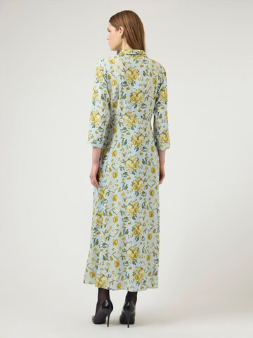 YAS Blousejurk 'YASSAVANNA' in Blauw