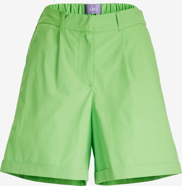 JJXX Regular Pleat-Front Pants 'Vigga' in Green: front