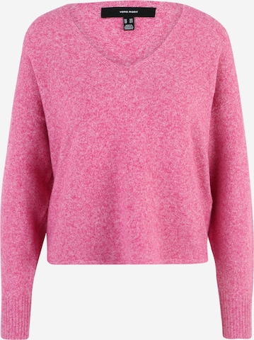 Vero Moda Petite Пуловер 'DOFFY' в розово: отпред