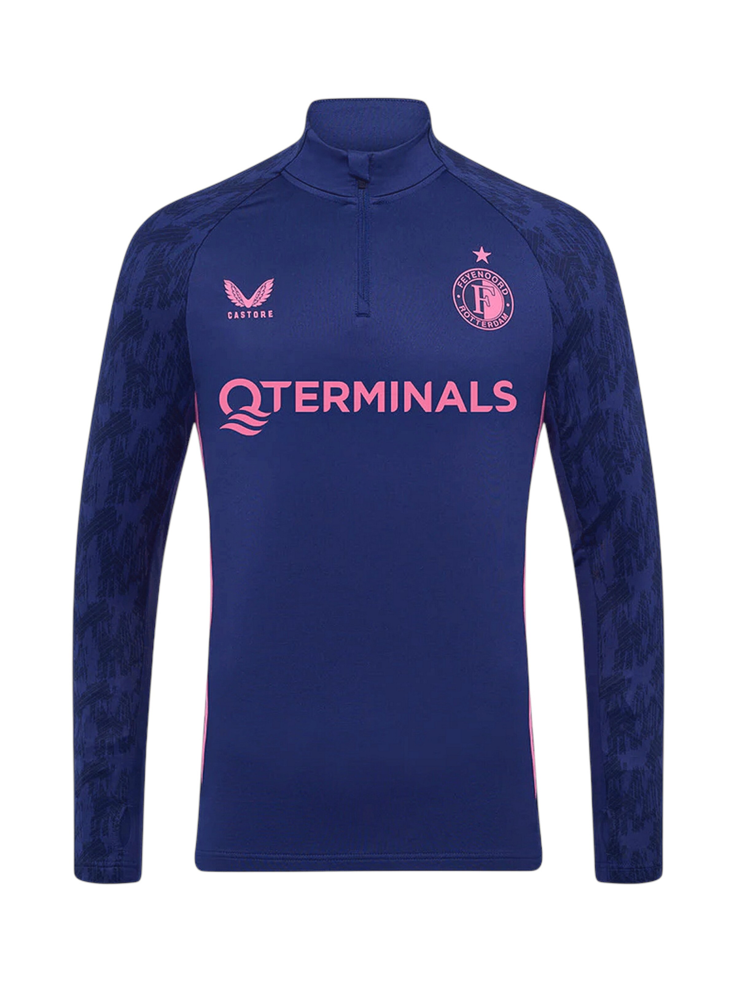 Castor Athletic Sweatshirt 'Feyenoord Rotterdam' in Blue: front