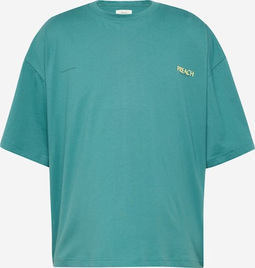 Preach Shirt 'Nobody Cares' in Green: front