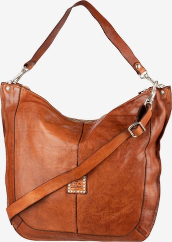 Campomaggi Shoulder Bag 'Meri' in Brown: front