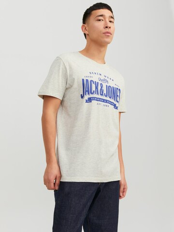 JACK & JONES - Camiseta en gris: frente