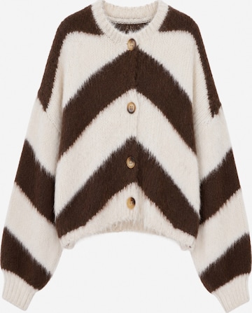 Pull-over oversize UNICORN en beige : devant