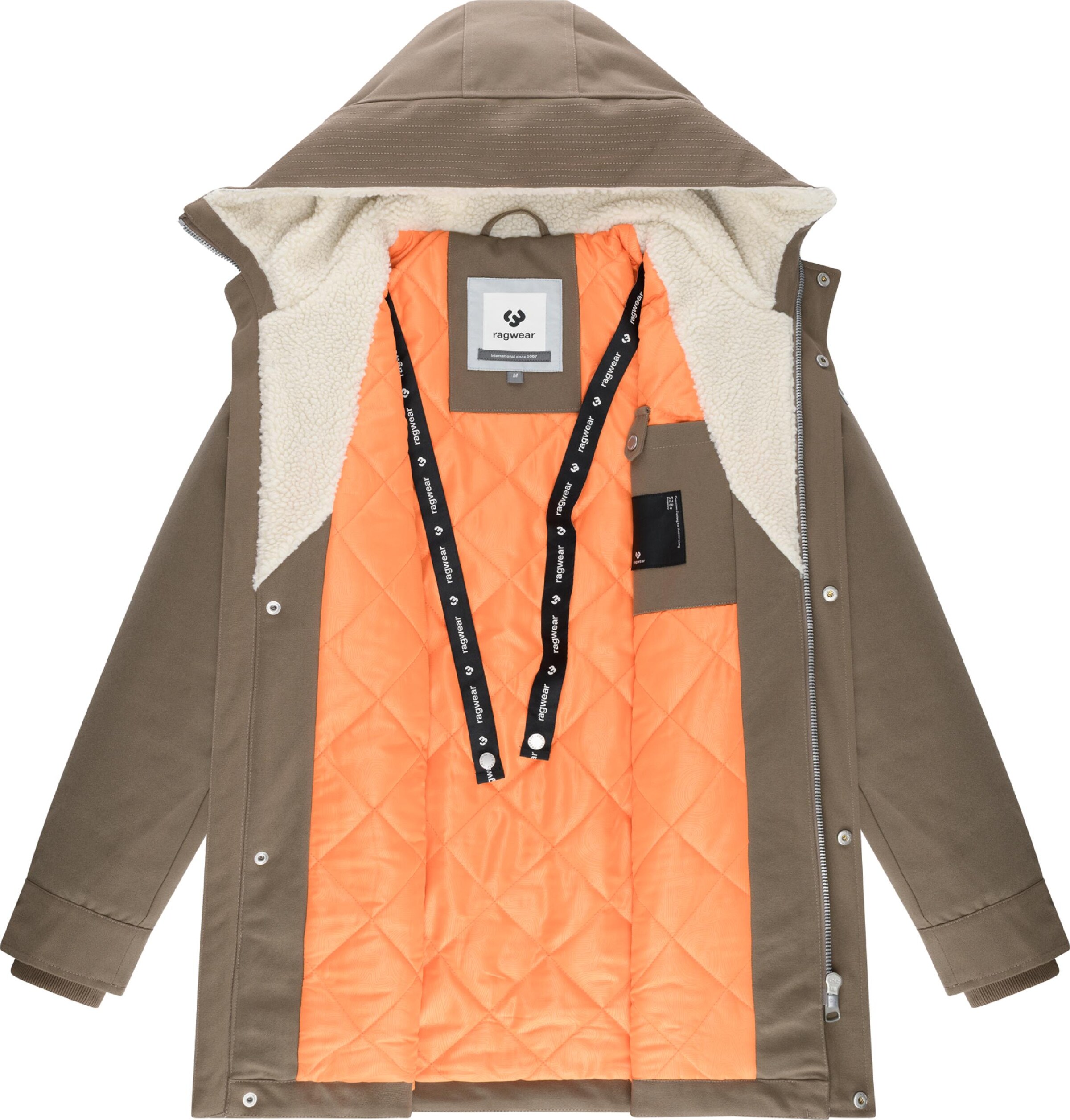 Ragwear Winter coat 'Mr Cany' in Brown