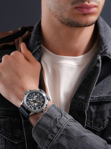 POLICE Analog watch 'Luang' in Blue: front