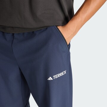 ADIDAS TERREX Regular Outdoor Pants 'Multi Liteflex' in Blue