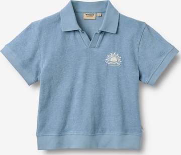Maglietta 'Marlo' di WHEAT in blu: frontale