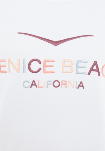 VENICE BEACH Sweatshirt in White