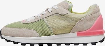 MANGO Sneakers 'Boston' in Green: front