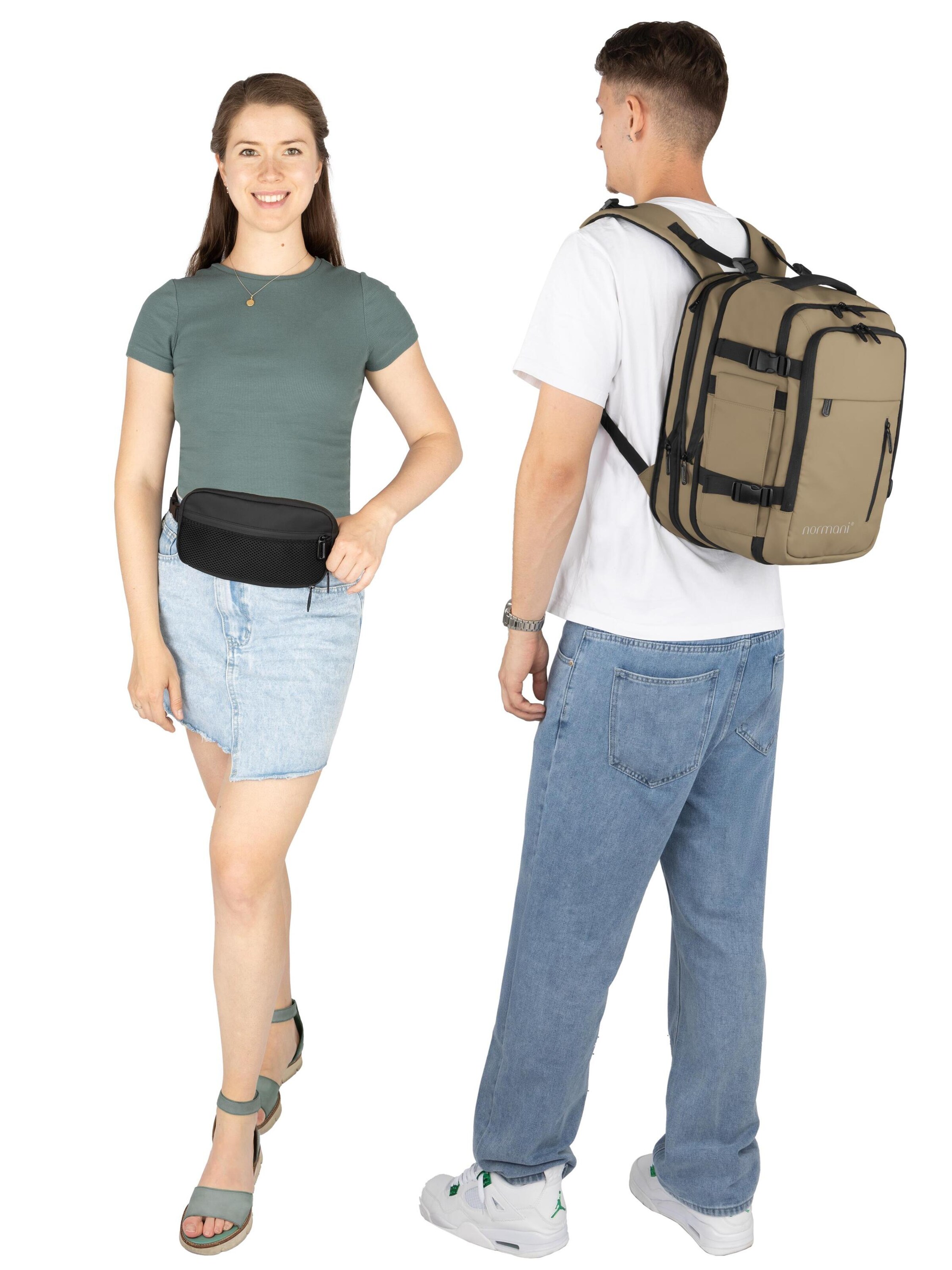 normani Backpack 'Nikaho' in Beige