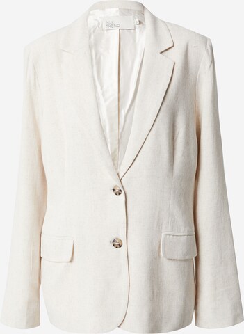 NLY by Nelly Blazer in Beige: front