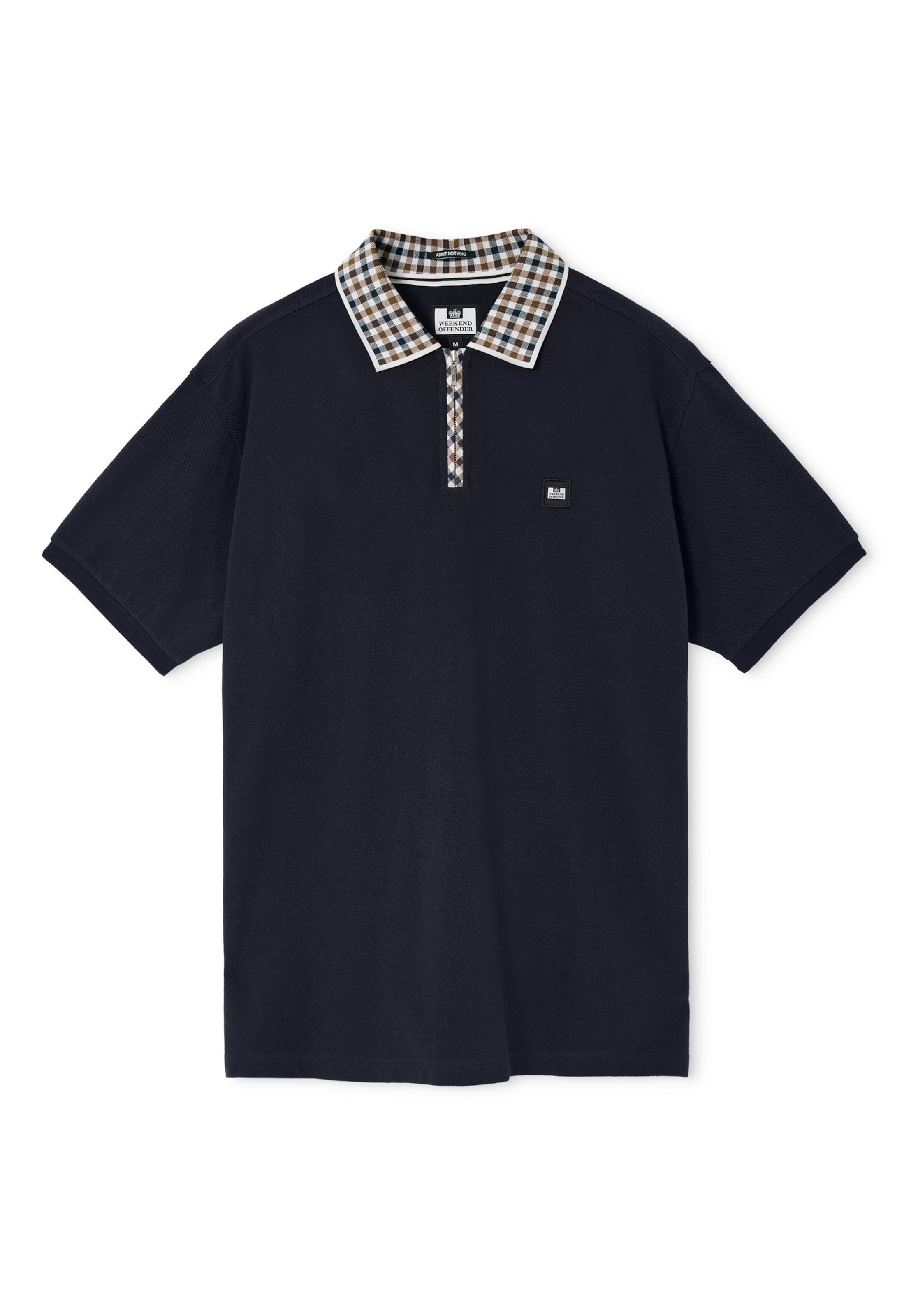 Weekend Offender T-Shirt 'Tipasa' en bleu marine / marron / blanc, Vue avec produit