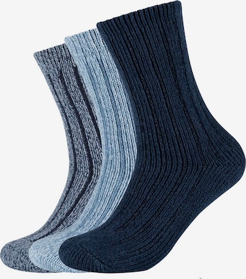 Chaussettes 'Hygge' s.Oliver en bleu : devant