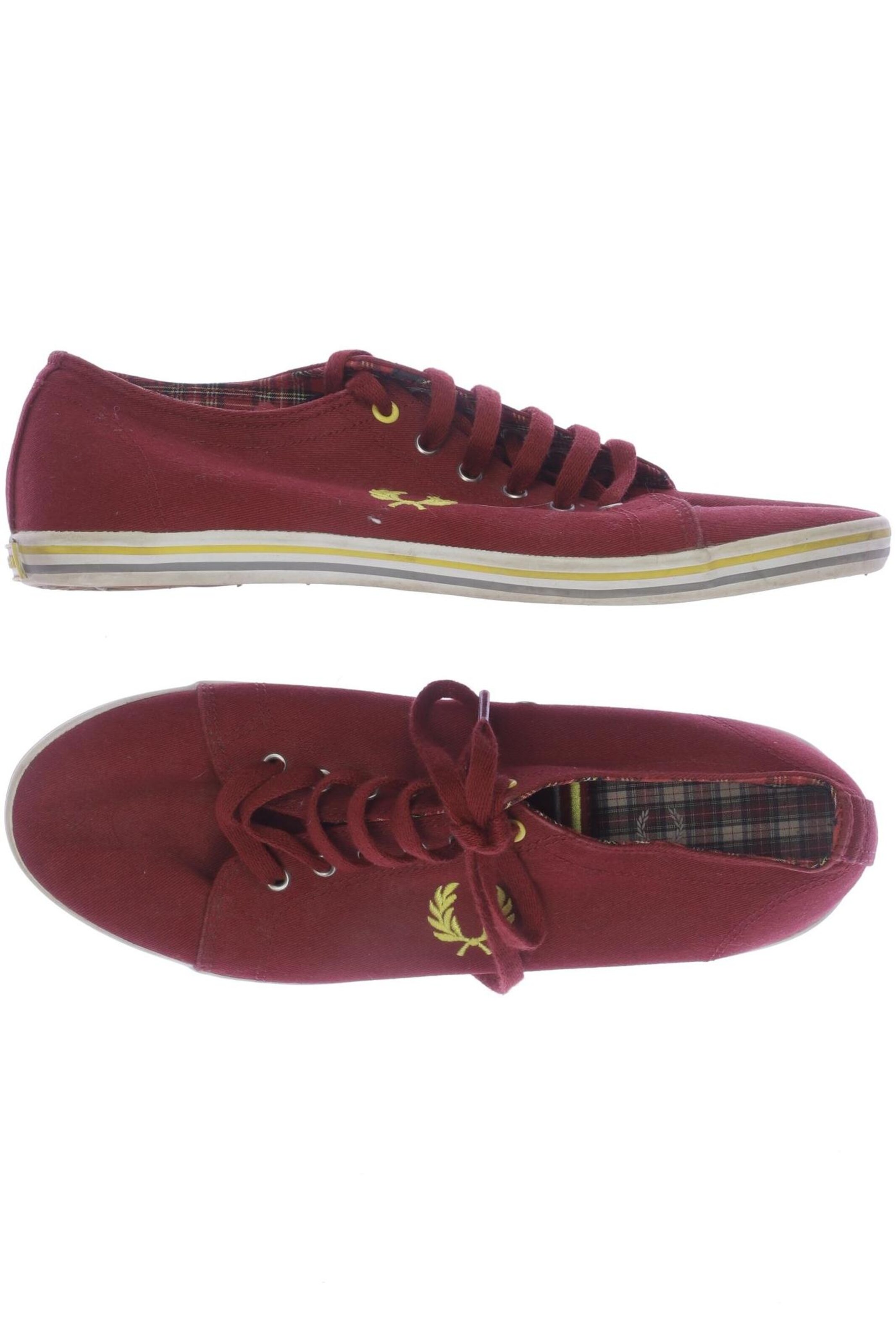Fred Perry Sneaker 42 in Rot: Vorderseite