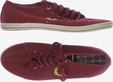 Fred Perry Sneaker 42 in Rot: Vorderseite