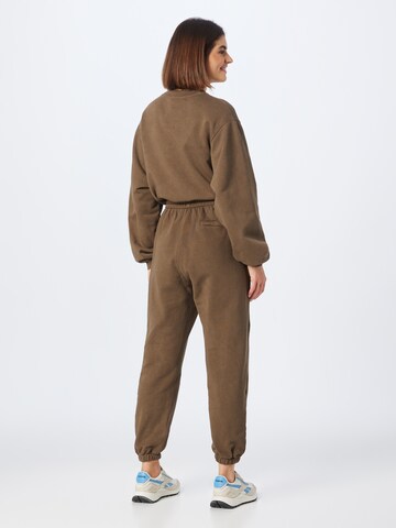 A LOT LESS Tapered Trousers 'Ida' in Brown