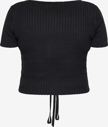 nascita Top in Schwarz