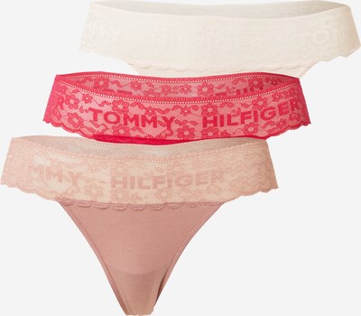 Tommy Hilfiger Underwear String en beige / rosé / rouge, Vue avec produit