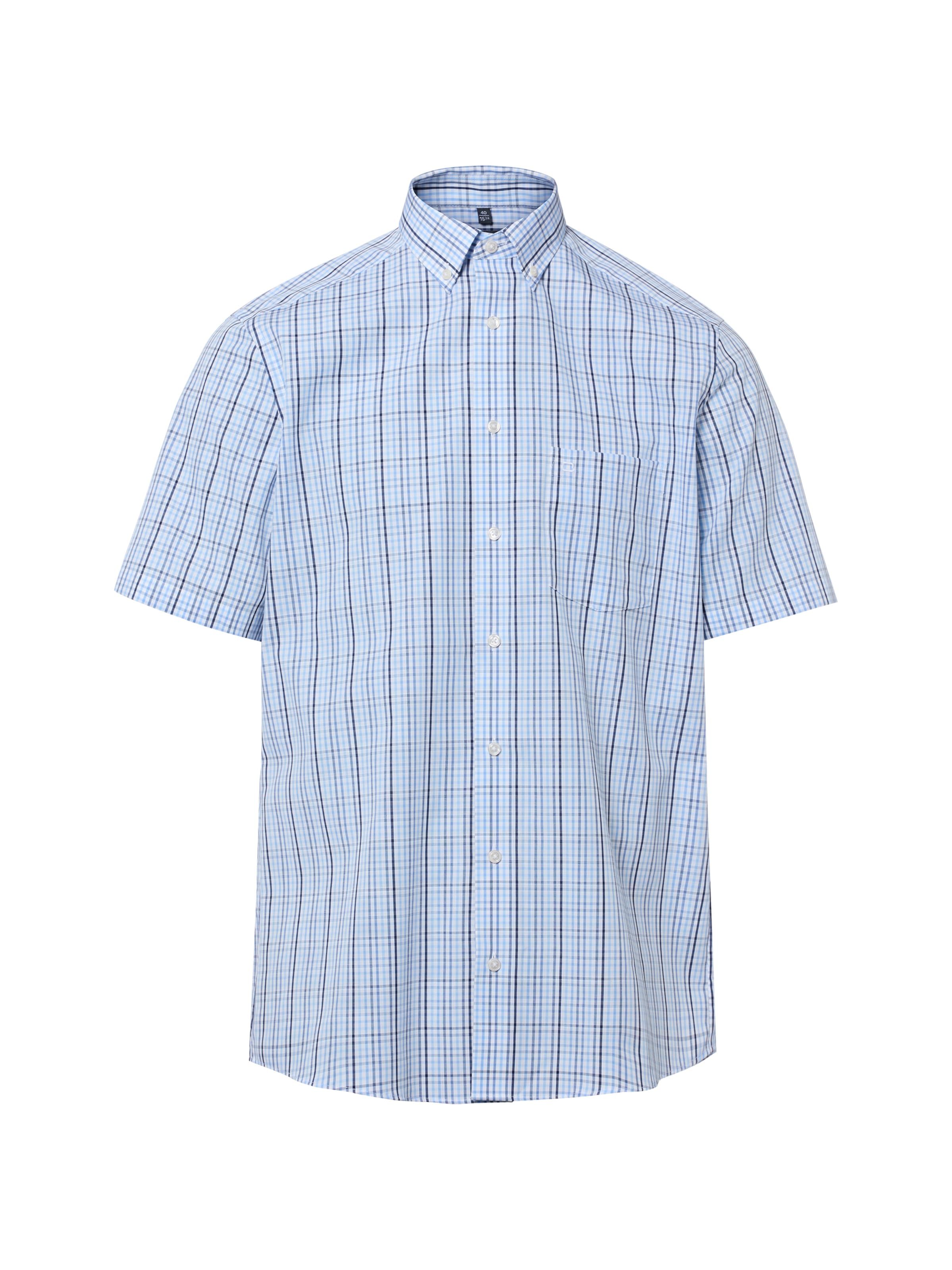 OLYMP Button Up Shirt in White: front