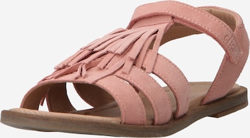 clic Sandals in Pink: front