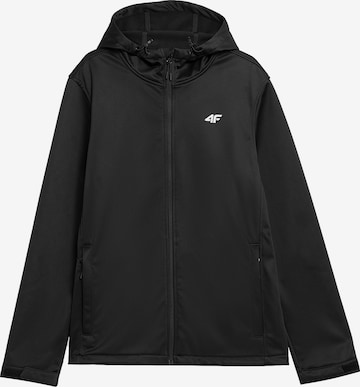 Veste outdoor 4F en noir : devant