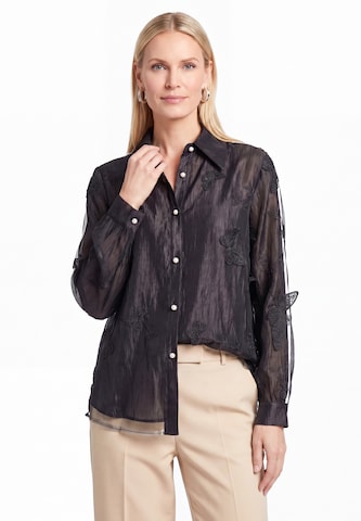 usha WHITE LABEL - Blusa em preto: frente