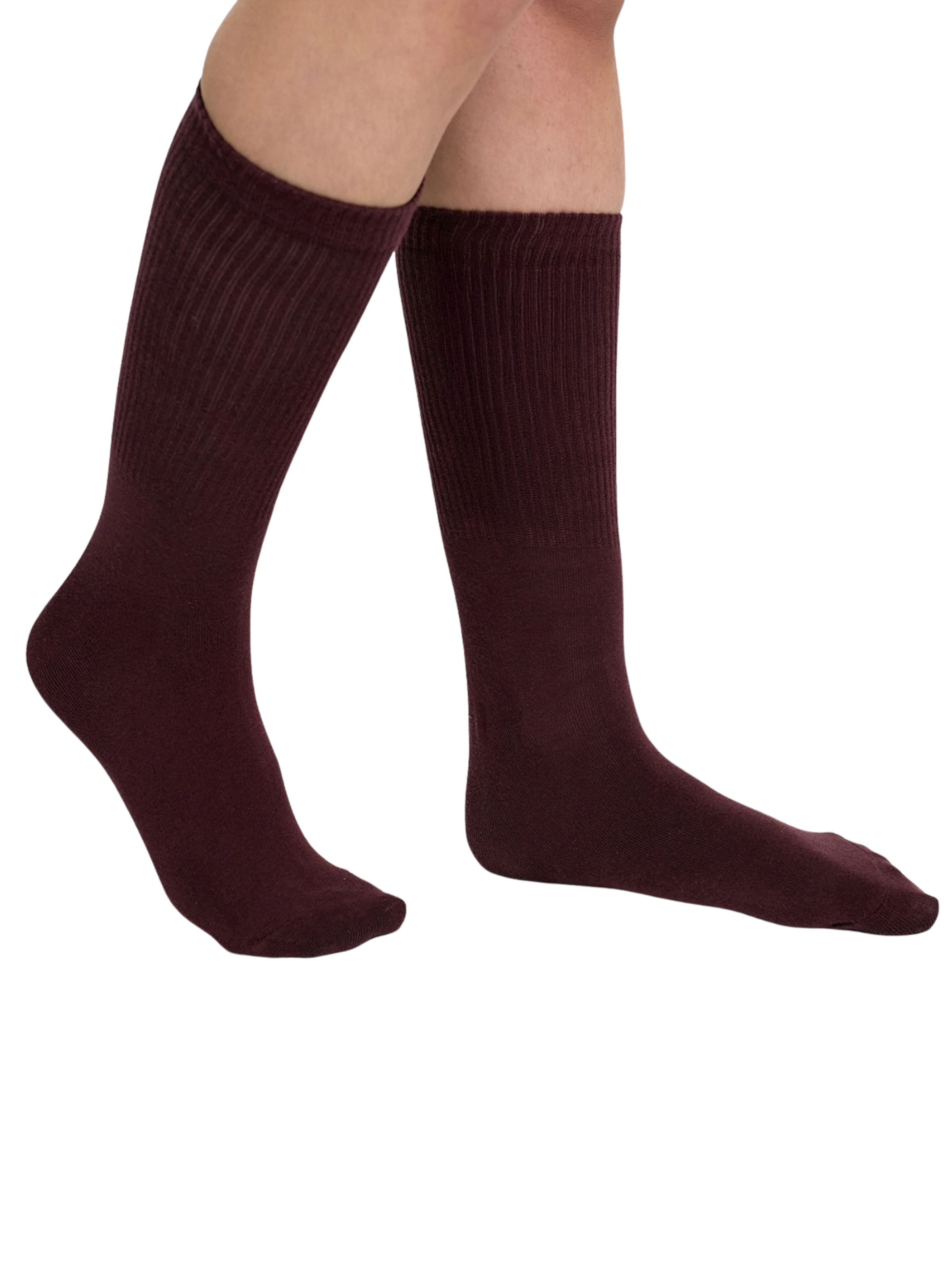 Chaussettes 'Lange Sportsocken | 4er Pack' cfab (formerly creamy fabrics) en rouge