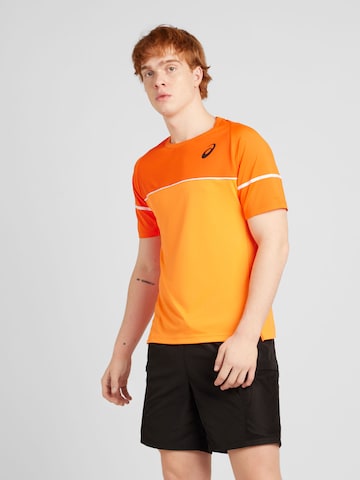 ASICS - Camisa funcionais 'GAME' em laranja: frente