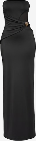 Ombre Abendkleid in Schwarz: Vorderseite