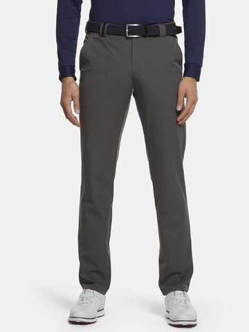 MEYER Slim fit Chino Pants 'Augusta' in Grey: front