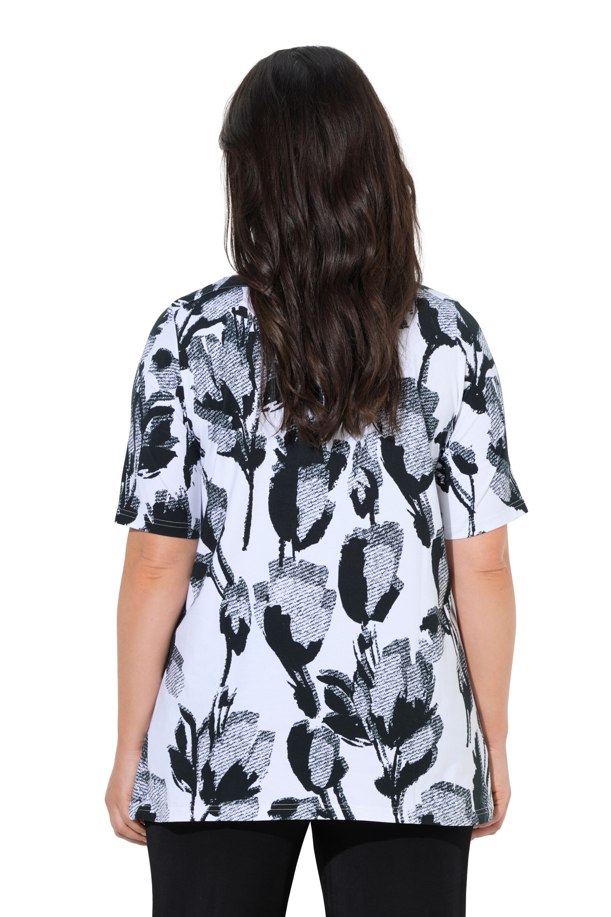 Ulla Popken Shirt in Zwart