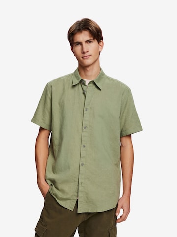 žalia ESPRIT Standartinis modelis Marškiniai: priekis