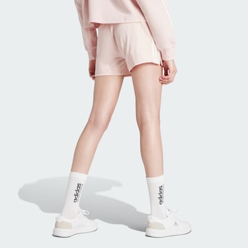 ADIDAS SPORTSWEAR Regular Workout Pants 'Essentials' in Pink