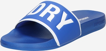 Superdry Plážová/koupací obuv – modrá: přední strana