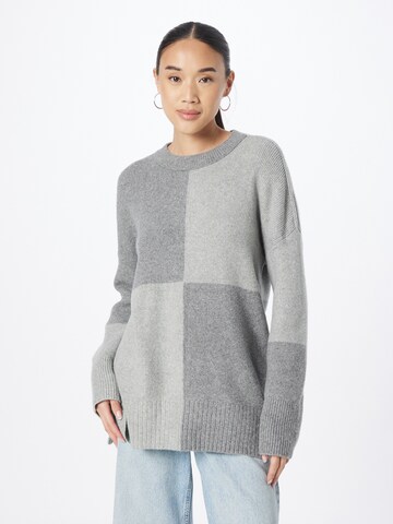 Pull-over Abercrombie & Fitch en gris : devant