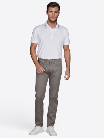 PIERRE CARDIN Tapered Chino trousers 'Lyon' in Grey