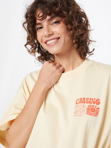 Samsøe Samsøe - Camisa oversized 'SUN T-SHIRT 12700' em bege