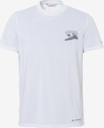 VAUDE Functioneel shirt 'Abelia' in Wit: voorkant