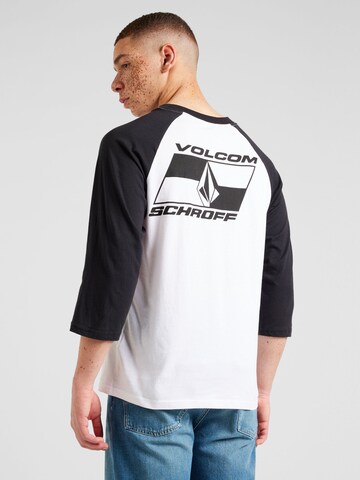 Volcom Majica 'SCHROFF X VOLCOM' | bela barva: sprednja stran