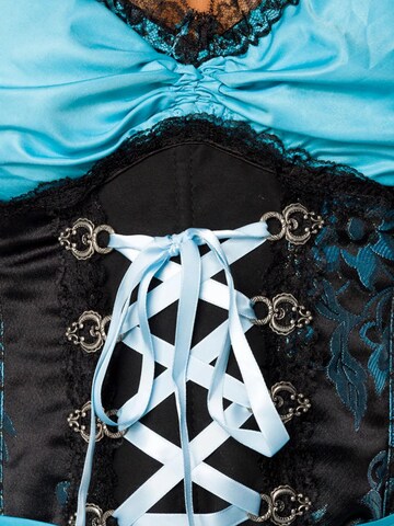 Dirndline Dirndl '3-tlg. Jacquard-Trachten-Set' in Blue