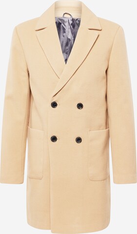 BURTON MENSWEAR LONDON Between-Seasons Coat in Beige: front