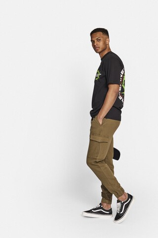 Redefined Rebel Tapered Cargo Pants 'Lennon' in Green