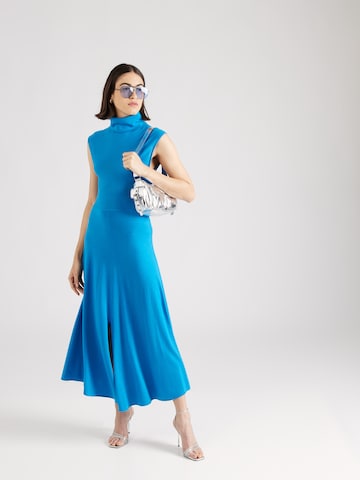 Karen Millen Pletena obleka 'Mida' | modra barva